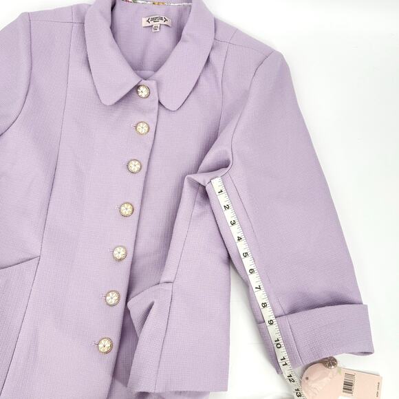 NWT Nanette Nanette Lepore Lavender Blazer Jacket 18W - Picture 10 of 10